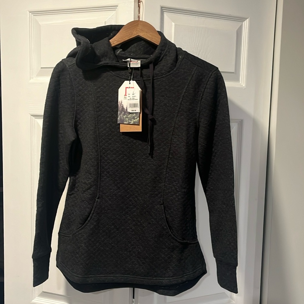Avalanche Charcoal Gray Hoodie Small